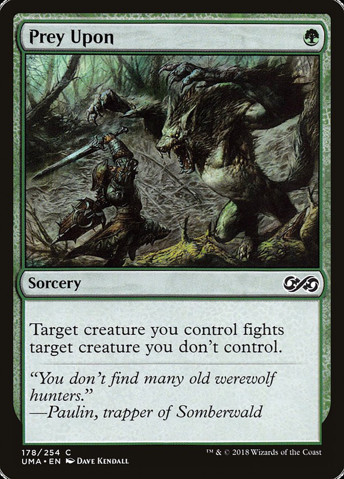 Prey Upon – Common Magic: The Gathering card from Ultimate Masters (#178)