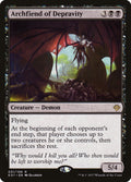 Archfiend of Depravity – Rare Magic: The Gathering card from Archenemy: Nicol Bolas (#31)