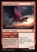 Stormshriek Feral // Flush Out – Common Magic: The Gathering card from Tarkir: Dragonstorm (#124)