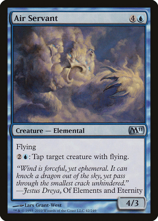 Air Servant – Uncommon Magic: The Gathering card from Magic 2011 (#42)
