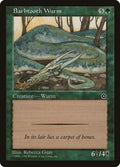 Barbtooth Wurm – Common Magic: The Gathering card from Portal Second Age (#122)