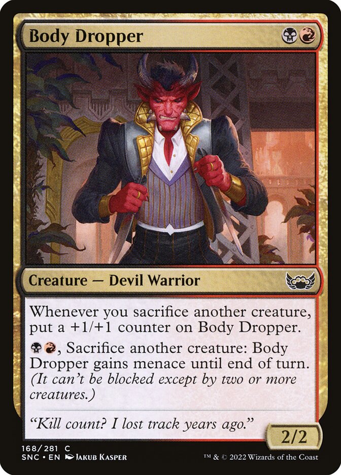 Body Dropper – Common Magic: The Gathering card from Streets of New Capenna (#168)