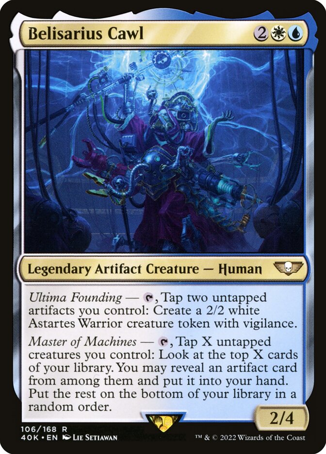 Belisarius Cawl – Rare Magic: The Gathering card from Warhammer 40,000 Commander (#106)