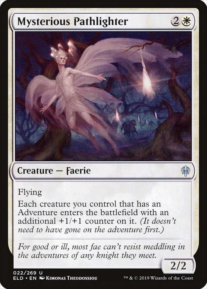 Mysterious Pathlighter – Uncommon Magic: The Gathering card from Throne of Eldraine (#22)