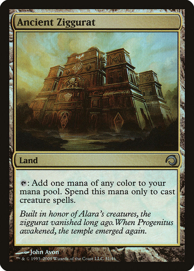 Ancient Ziggurat – Uncommon Magic: The Gathering card from Premium Deck Series: Slivers (#31)