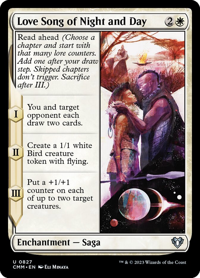 Love Song of Night and Day – Uncommon Magic: The Gathering card from Commander Masters (#827)