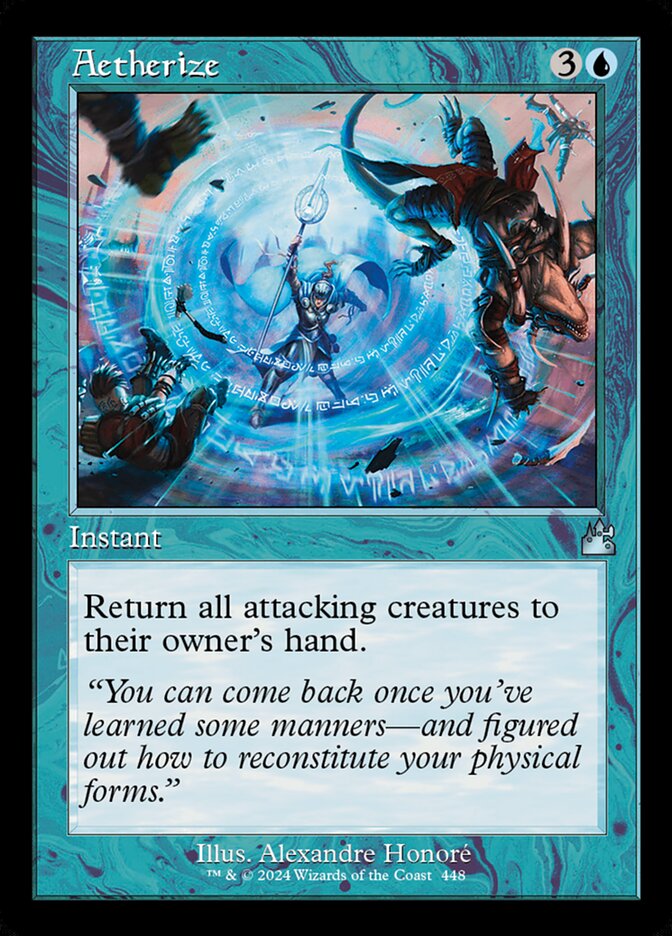 Aetherize – Uncommon Magic: The Gathering card from Ravnica Remastered (#448)
