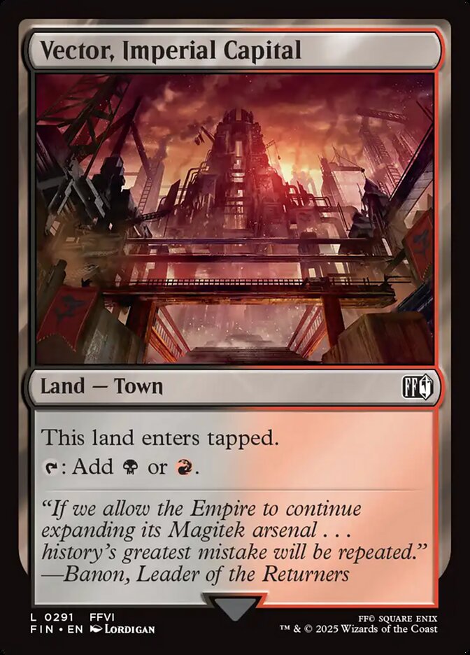 Vector, Imperial Capital – Common Magic: The Gathering card from Final Fantasy (#291)