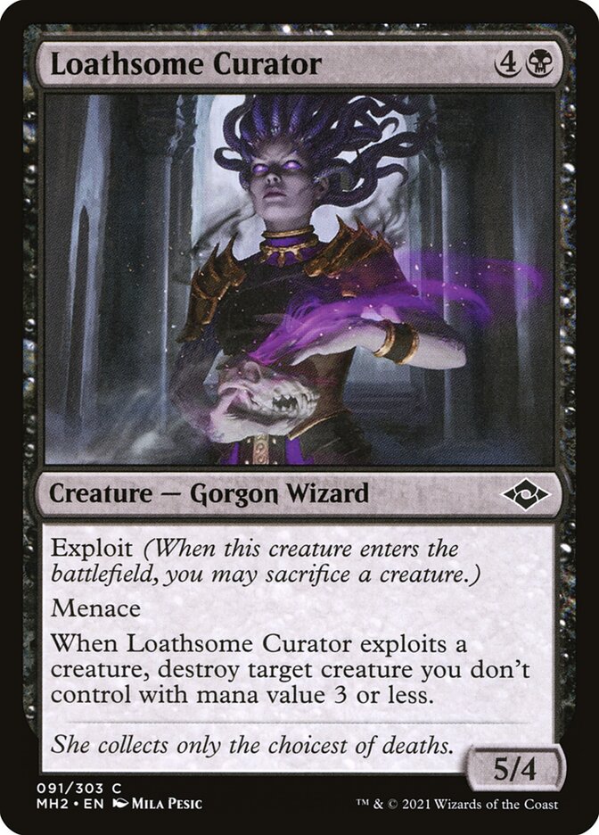 Loathsome Curator – Common Magic: The Gathering card from Modern Horizons 2 (#91)