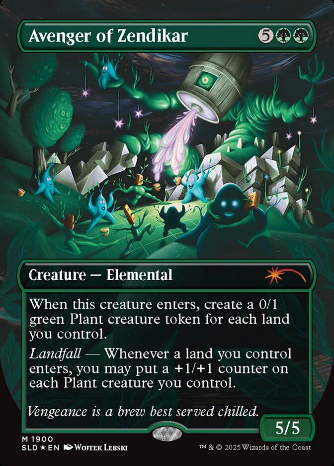 Avenger of Zendikar – Mythic Magic: The Gathering card from Secret Lair Drop (#1900)