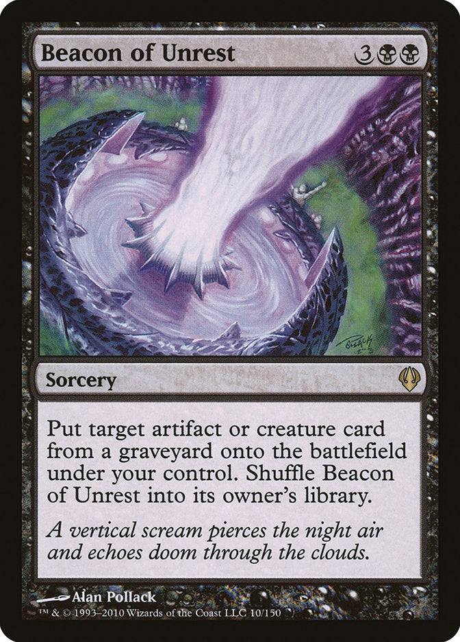 Beacon of Unrest – Rare Magic: The Gathering card from Archenemy (#10)