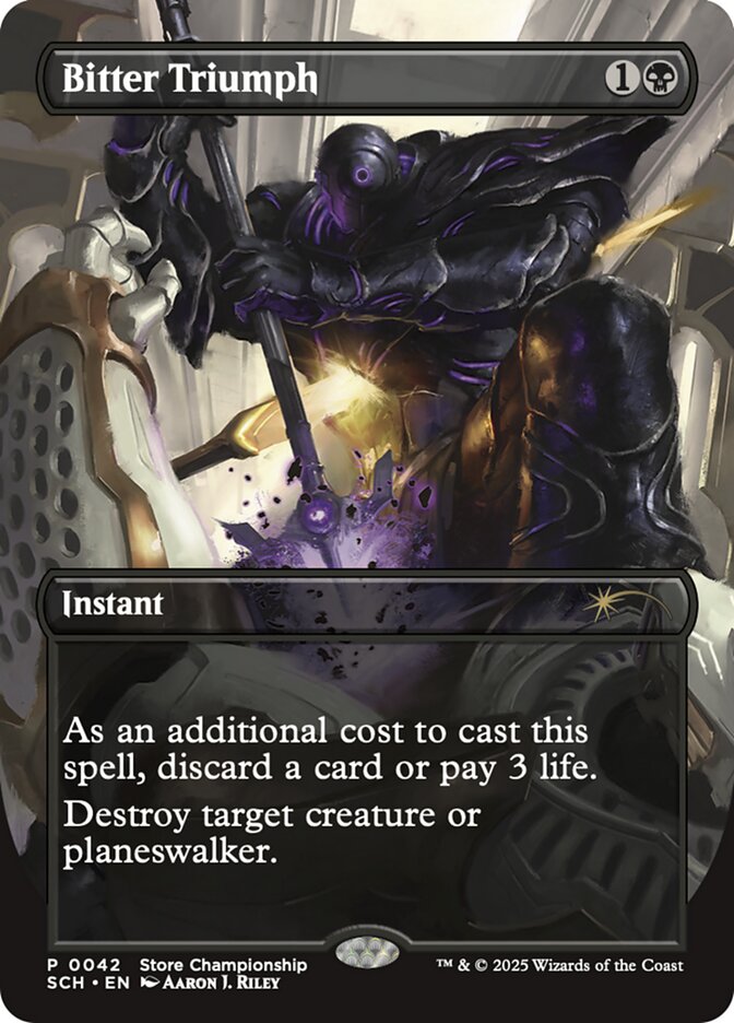 Bitter Triumph – Rare Magic: The Gathering card from Store Championships (#42)