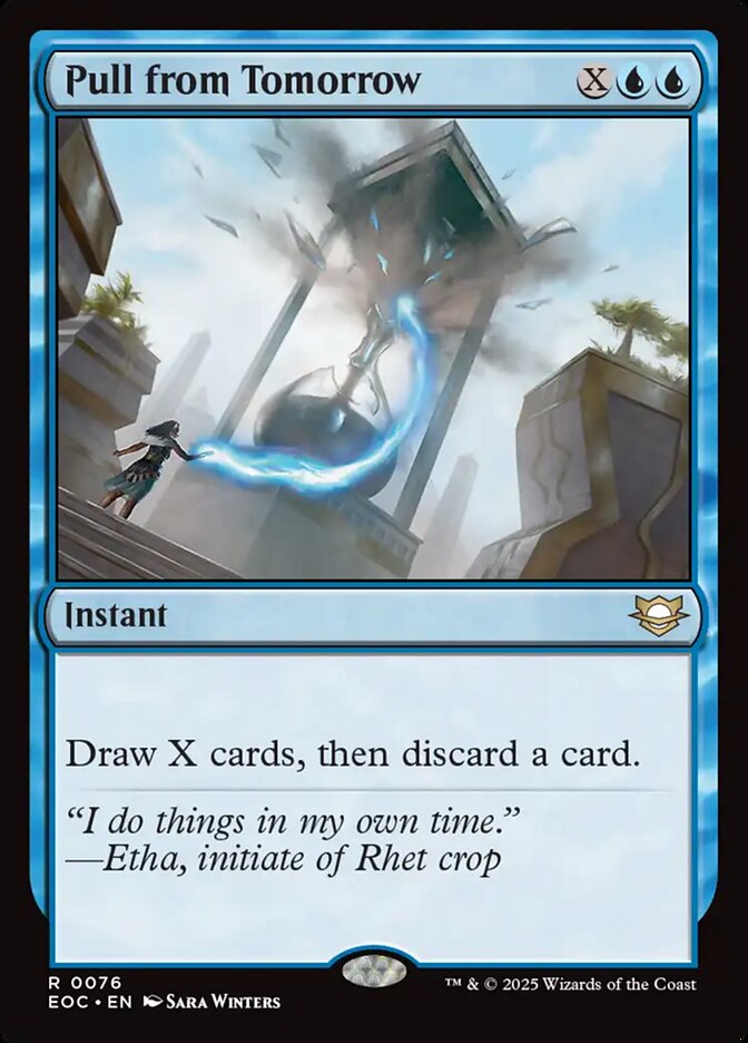 Pull from Tomorrow – Rare Magic: The Gathering card from Edge of Eternities Commander (#76)