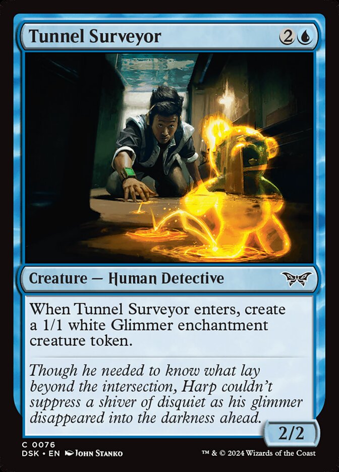 Tunnel Surveyor – Common Magic: The Gathering card from Duskmourn: House of Horror (#76)