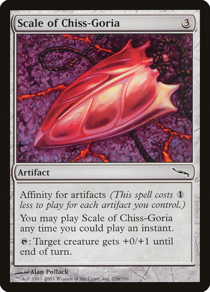 Scale of Chiss-Goria – Common Magic: The Gathering card from Mirrodin (#236)