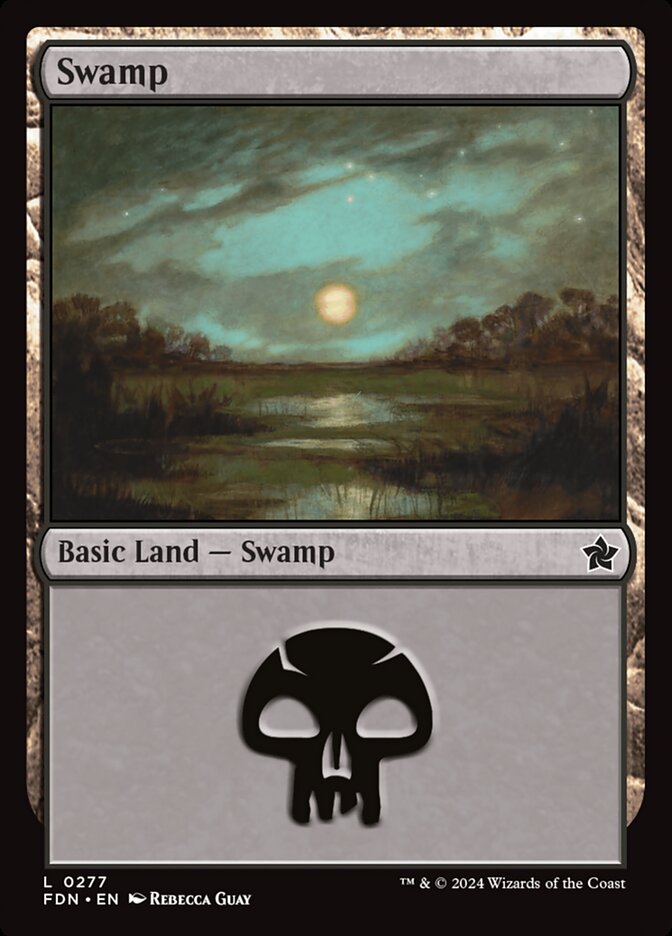 Swamp – Common Magic: The Gathering card from Foundations (#277)