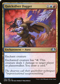 Quicksilver Dagger – Uncommon Magic: The Gathering card from Dominaria Remastered (#195)