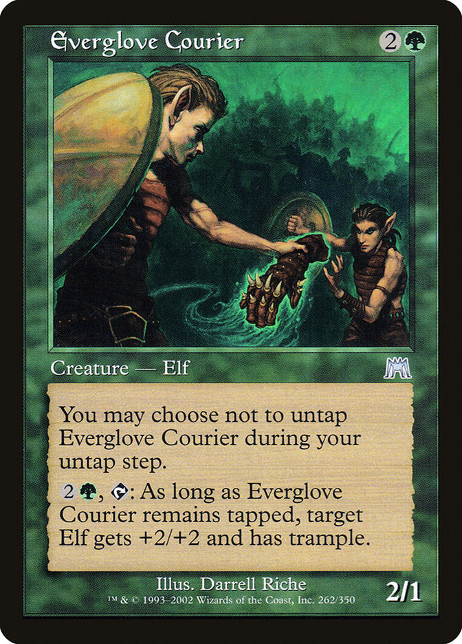 Everglove Courier – Uncommon Magic: The Gathering card from Onslaught (#262)