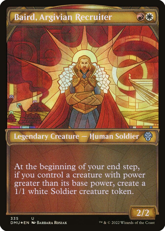 Baird, Argivian Recruiter – Uncommon Magic: The Gathering card from Dominaria United (#335)
