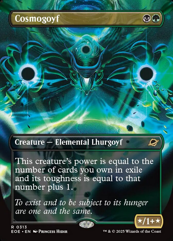 Cosmogoyf – Rare Magic: The Gathering card from Edge of Eternities (#313)