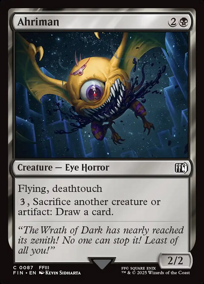 Ahriman – Common Magic: The Gathering card from Final Fantasy (#87)