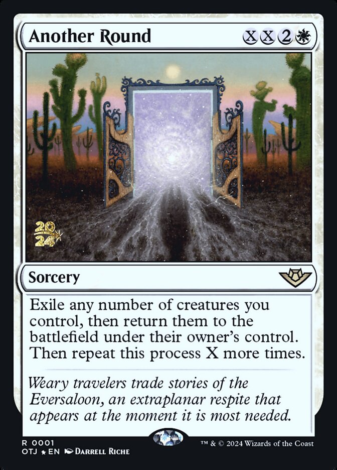 Another Round – Rare Magic: The Gathering card from Outlaws of Thunder Junction Promos (#1s)