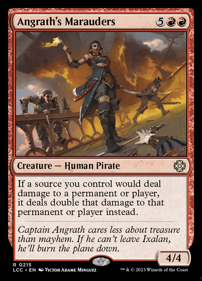 Angrath's Marauders – Rare Magic: The Gathering card from The Lost Caverns of Ixalan Commander (#215)