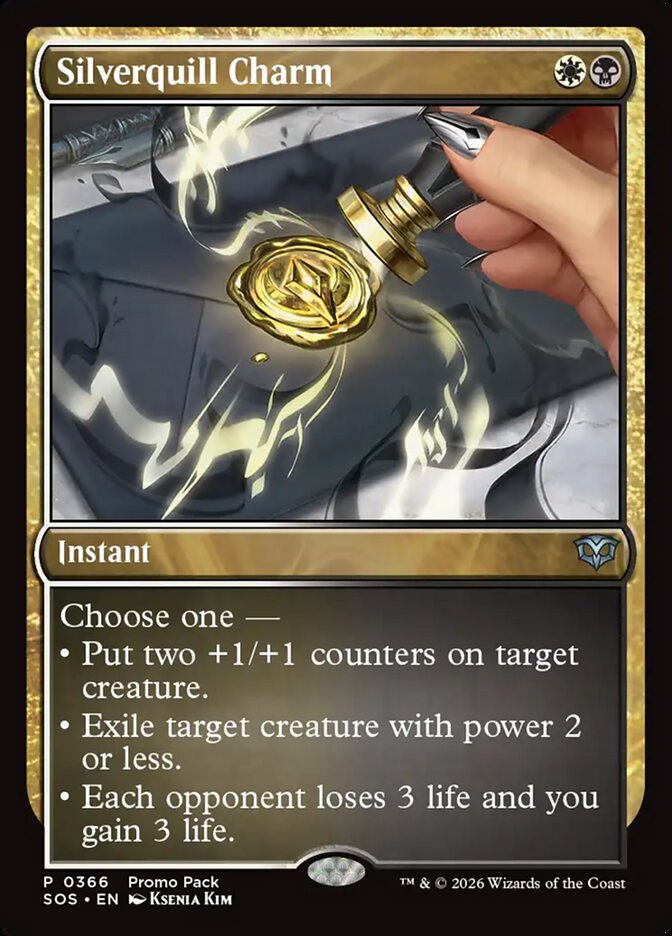Silverquill Charm (SOS 366)