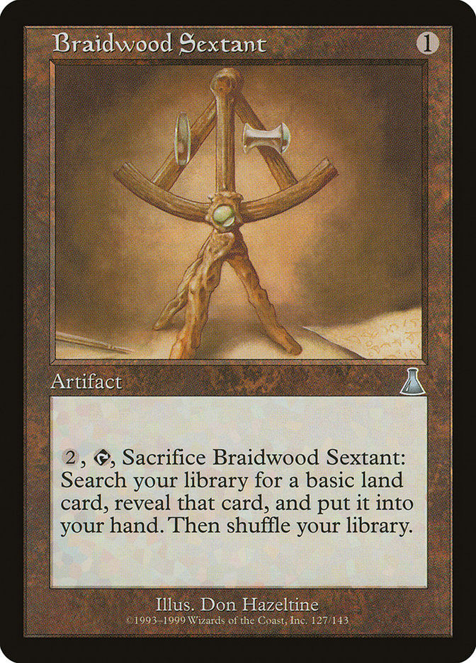 Braidwood Sextant – Uncommon Magic: The Gathering card from Urza's Destiny (#127)