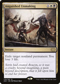 Anguished Unmaking – Rare Magic: The Gathering card from Double Masters 2022 (#170)