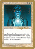 Aura of Silence – Uncommon Magic: The Gathering card from World Championship Decks 1998 (#bh7b)