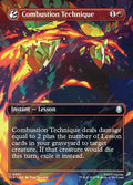 Combustion Technique – Uncommon Magic: The Gathering card from Avatar: The Last Airbender (#301)