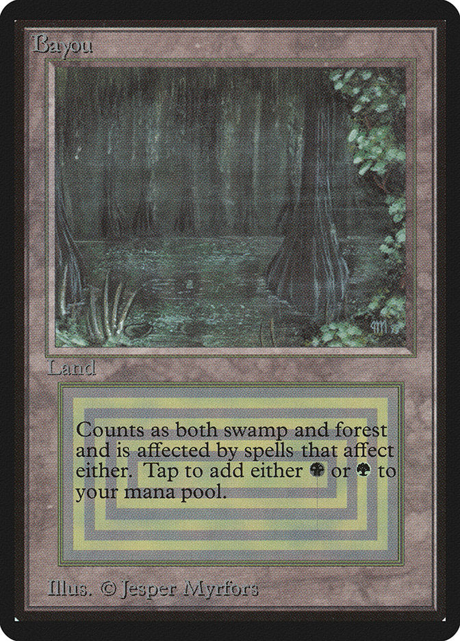 Bayou – Rare Magic: The Gathering card from Limited Edition Beta (#279)