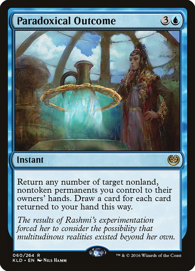 Paradoxical Outcome – Rare Magic: The Gathering card from Kaladesh (#60)