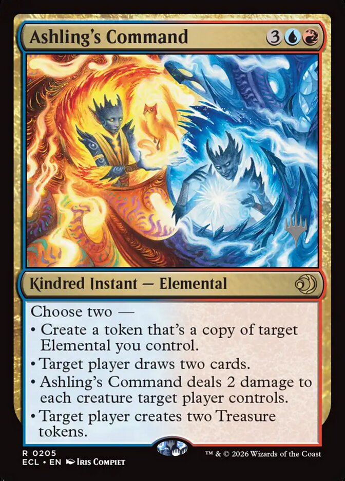 Ashling's Command – Rare Magic: The Gathering card from Lorwyn Eclipsed Promos (#205p)