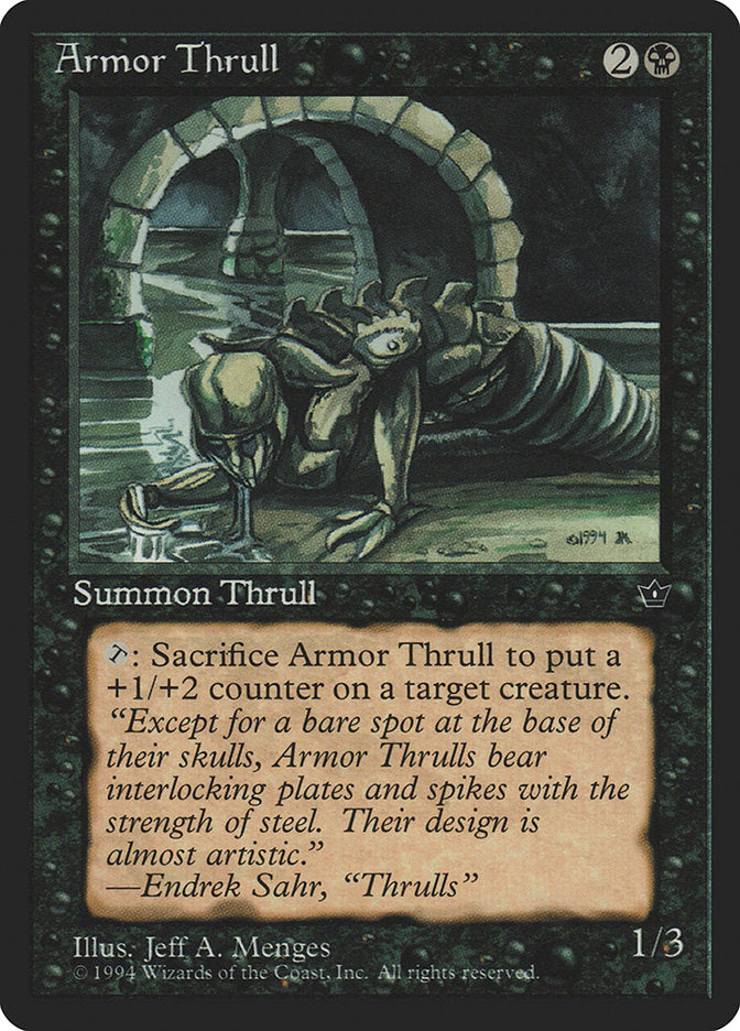 Armor Thrull – Common Magic: The Gathering card from Fallen Empires (#33c)