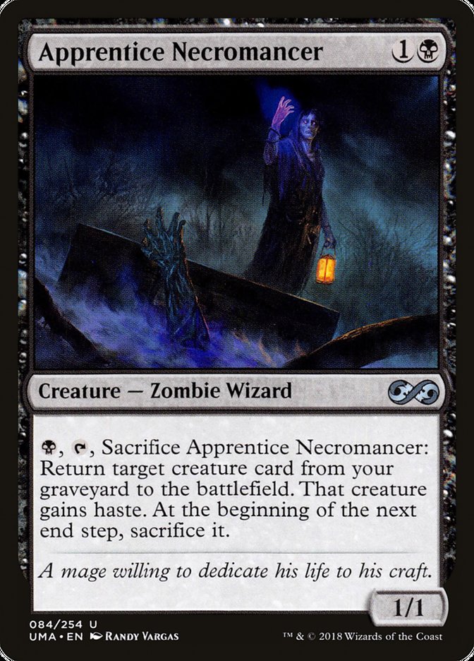 Apprentice Necromancer – Uncommon Magic: The Gathering card from Ultimate Masters (#84)