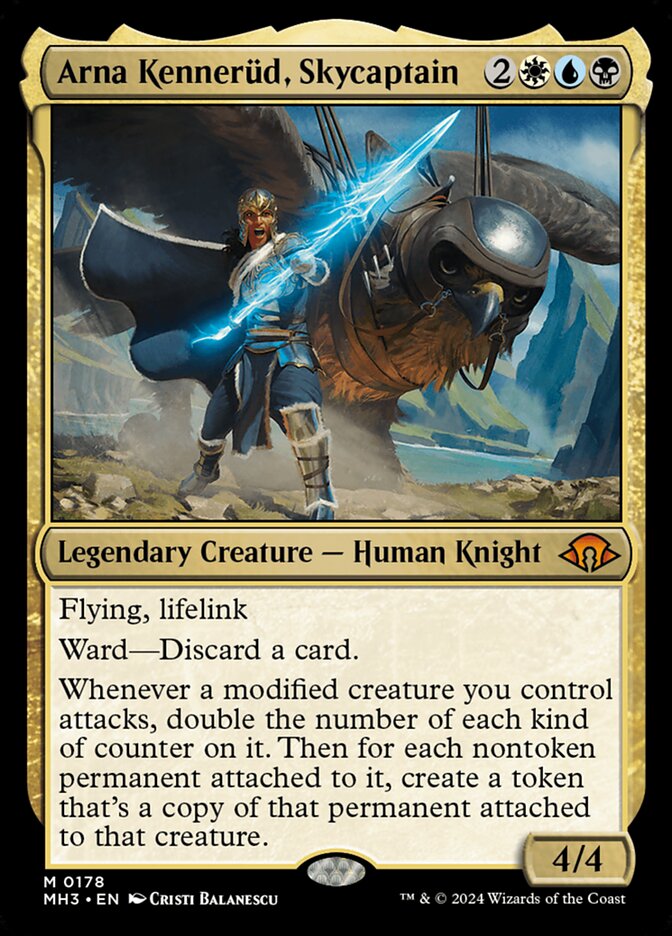 Arna Kennerüd, Skycaptain – Mythic Magic: The Gathering card from Modern Horizons 3 (#178)