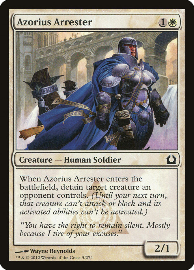 Azorius Arrester – Common Magic: The Gathering card from Return to Ravnica (#5)