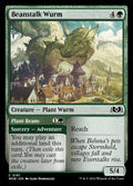 Beanstalk Wurm // Plant Beans – Common Magic: The Gathering card from Wilds of Eldraine (#161)