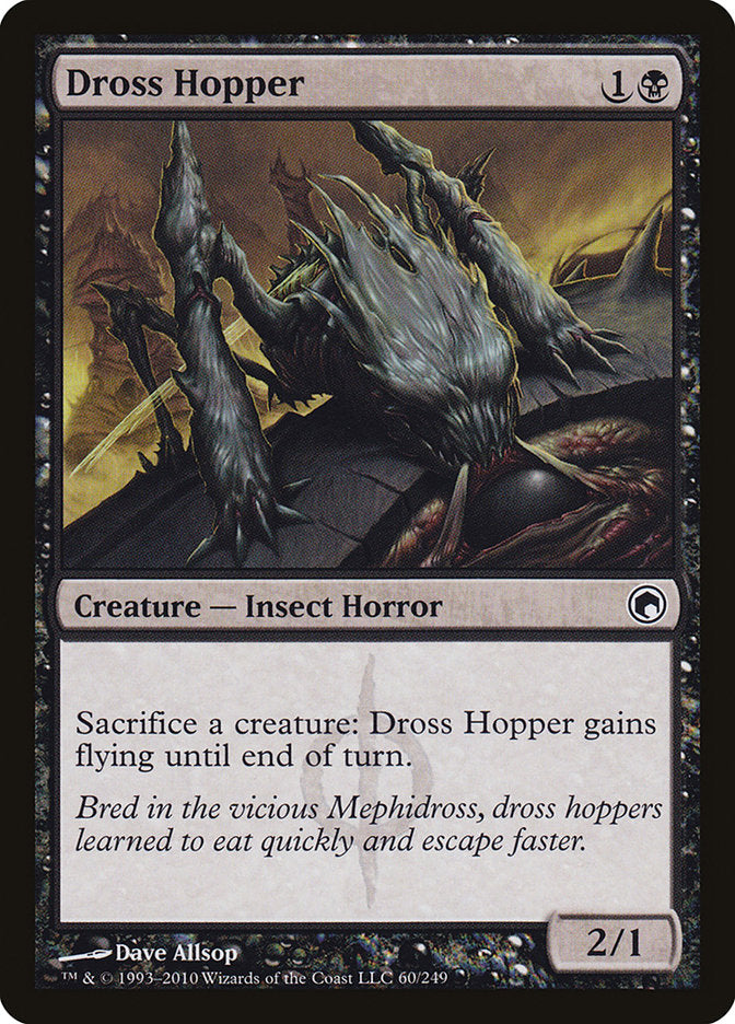 Dross Hopper – Common Magic: The Gathering card from Scars of Mirrodin (#60)