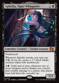 Aphelia, Viper Whisperer – Mythic Magic: The Gathering card from Foundations Jumpstart (#40)
