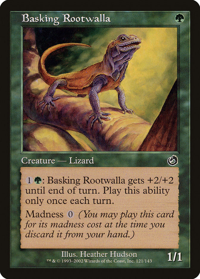 Basking Rootwalla – Common Magic: The Gathering card from Torment (#121)