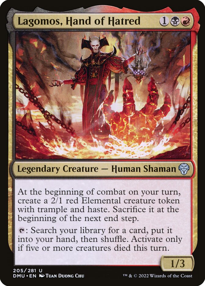 Lagomos, Hand of Hatred – Uncommon Magic: The Gathering card from Dominaria United (#205)