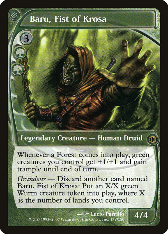 Baru, Fist of Krosa – Rare Magic: The Gathering card from Future Sight (#142)