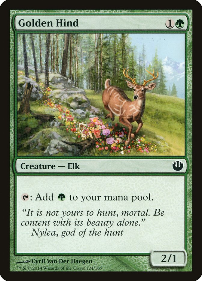 Golden Hind – Common Magic: The Gathering card from Journey into Nyx (#124)