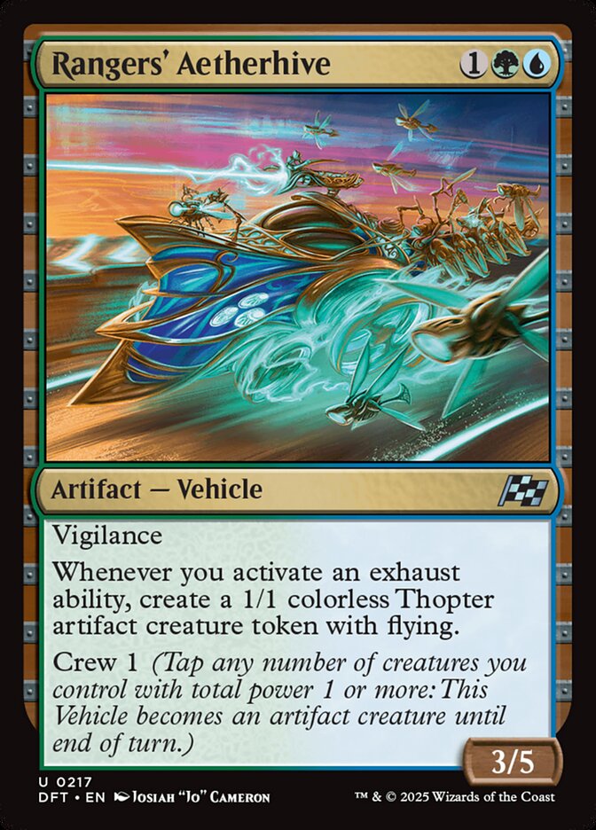 Rangers' Aetherhive – Uncommon Magic: The Gathering card from Aetherdrift (#217)