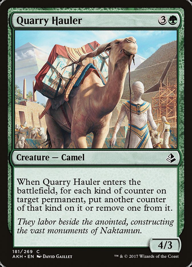 Quarry Hauler – Common Magic: The Gathering card from Amonkhet (#181)