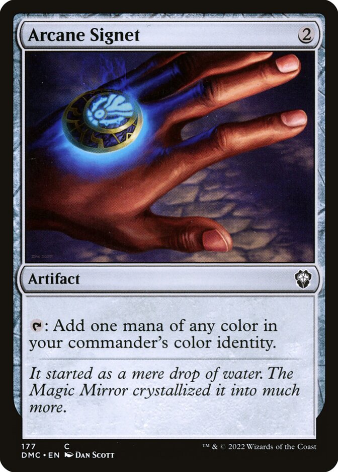 Arcane Signet – Common Magic: The Gathering card from Dominaria United Commander (#177)