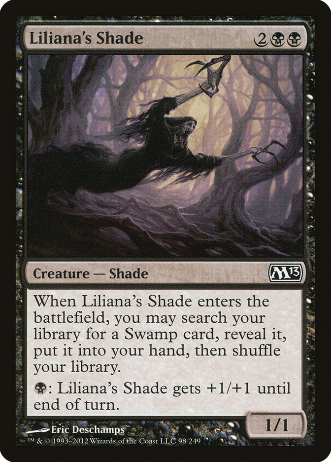 Liliana's Shade – Common Magic: The Gathering card from Magic 2013 (#98)